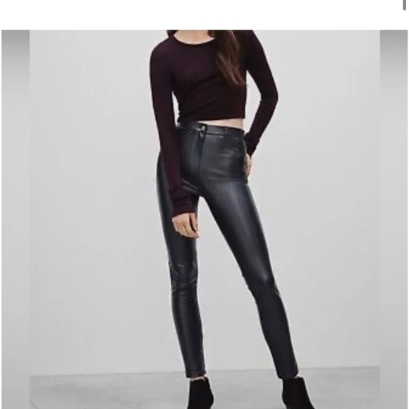 Wilfred faux leather pants - Picture 2 of 2